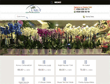 Tablet Screenshot of corumcicekmarket.com